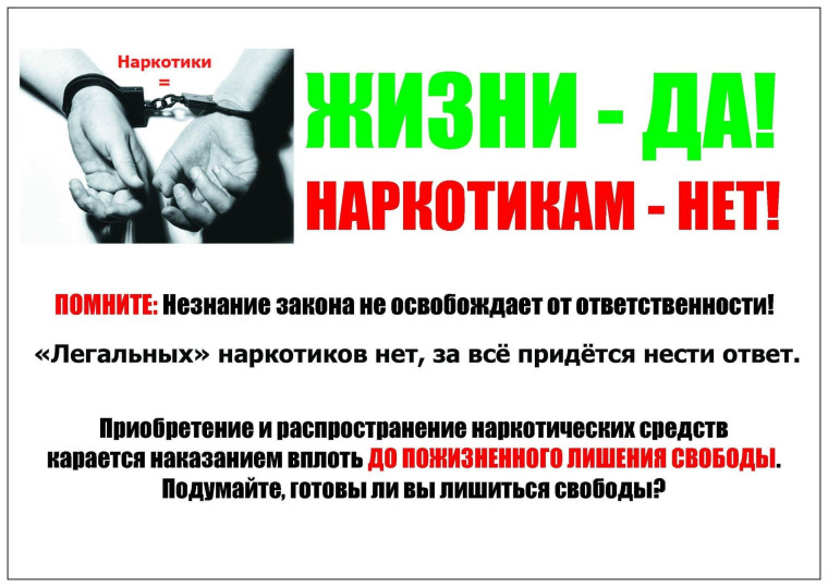 Профилактика наркомании и здорового образа жизни.
